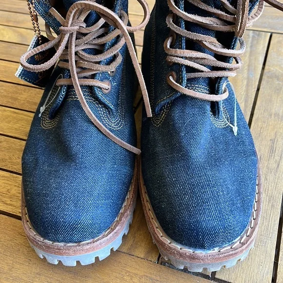 Timberland Classic Denim Premium Boots - Picture 12 of 14
